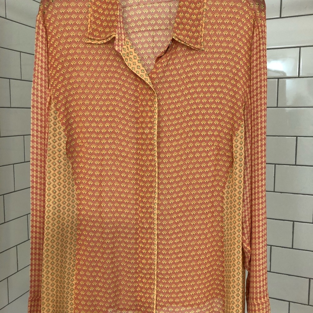 J Jill sheer blouse